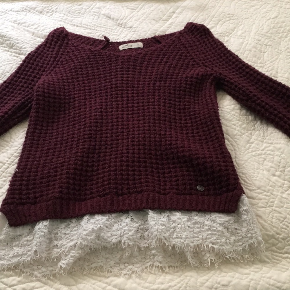 Beautiful red sweater xs